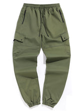 ZAFUL Men's Casual Drawstring Slim Fit Cargo Pants with Pockets